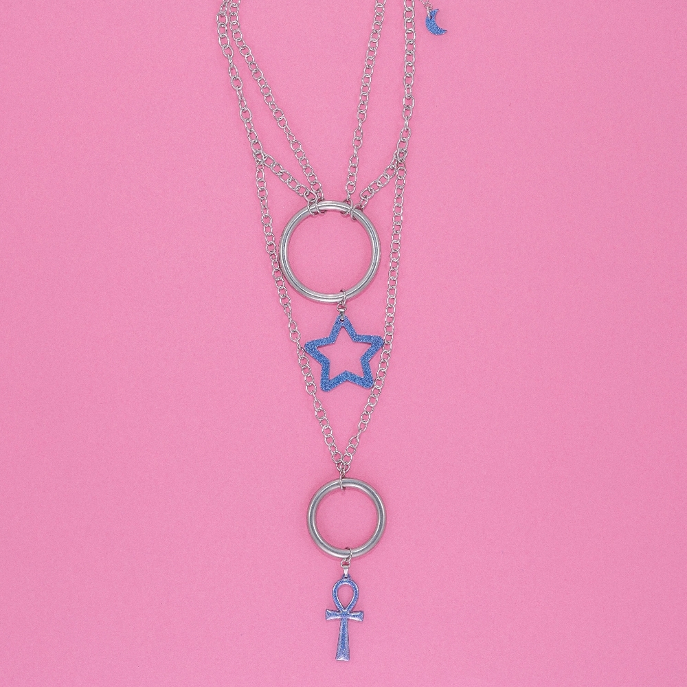 ⭐️ Holographic Lilac Cyllene Necklace ⭐️